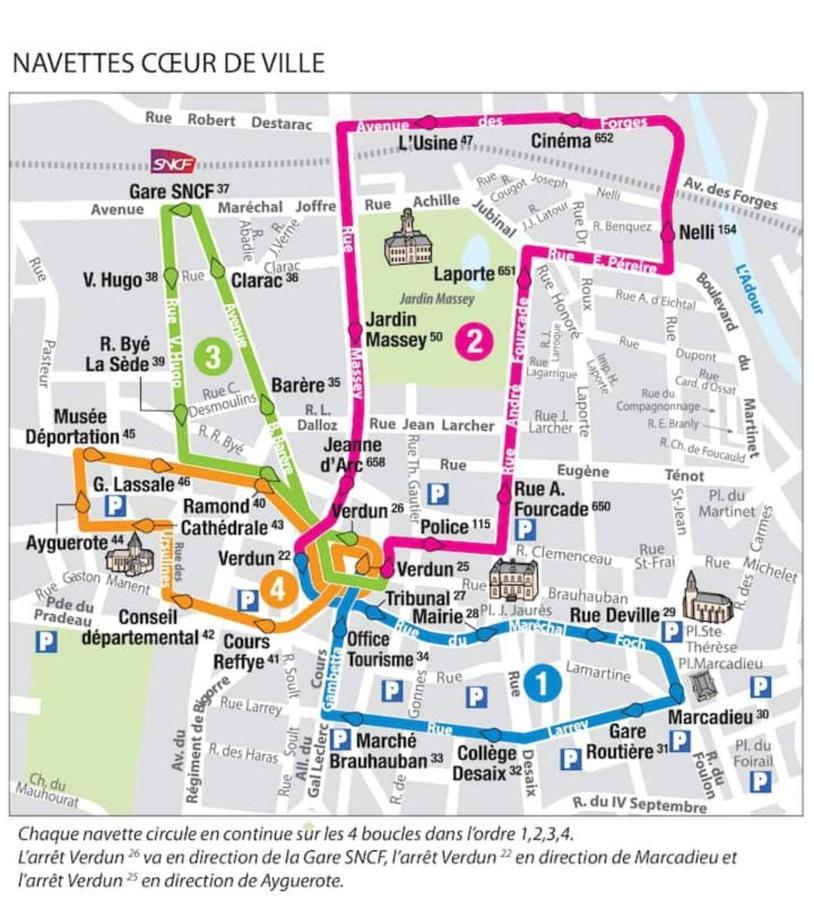 Appartamento La Dolce Vita -T2 52m2- dernier étage- terrasse-parking-WIFI FIBRE Tarbes Esterno foto